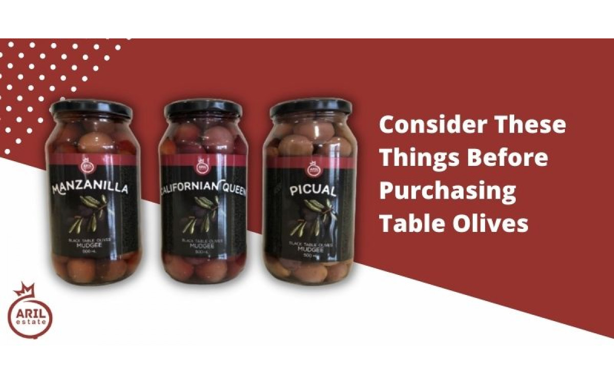 Consider These Things Before Purchasing Table Olives
